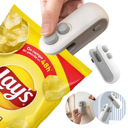 FreshLock Duo™ – Mini Seladora Portátil 2 em 1 USB - COMPRE 1 E LEVE 2