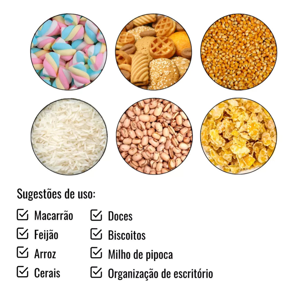 Potes Herméticos de Vidro - 3 Peças — referência de uso no ambiente | Mova Decor