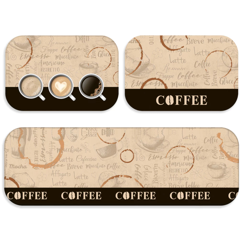 Chef Maison™ – Kit 3 Peças de Tapetes para Cozinha Premium | Mōva Decor