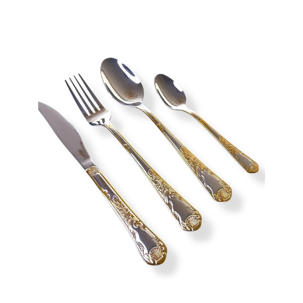 Monaco Classic – Faqueiro Premium 24 Peças - Mōva Decor