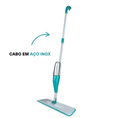 FlexMop™ Spray Mop Rotativo 360° - Mōva Decor