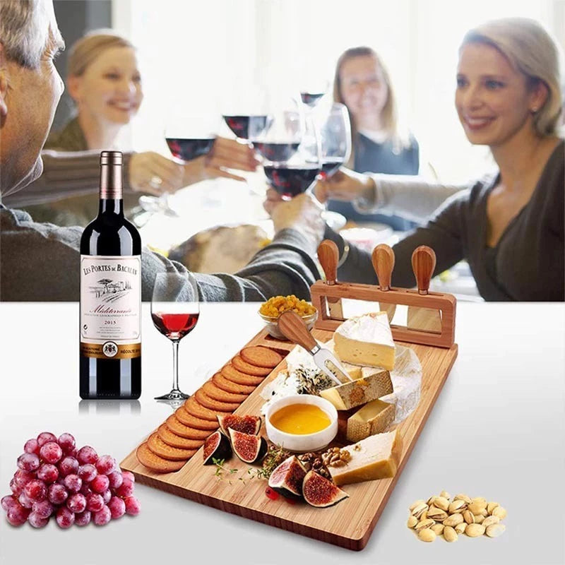 Élégance Gourmet™ – Tábua para Queijos e Frios Premium - Mōva Decor