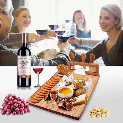 Élégance Gourmet™ – Tábua para Queijos e Frios Premium - Mōva Decor