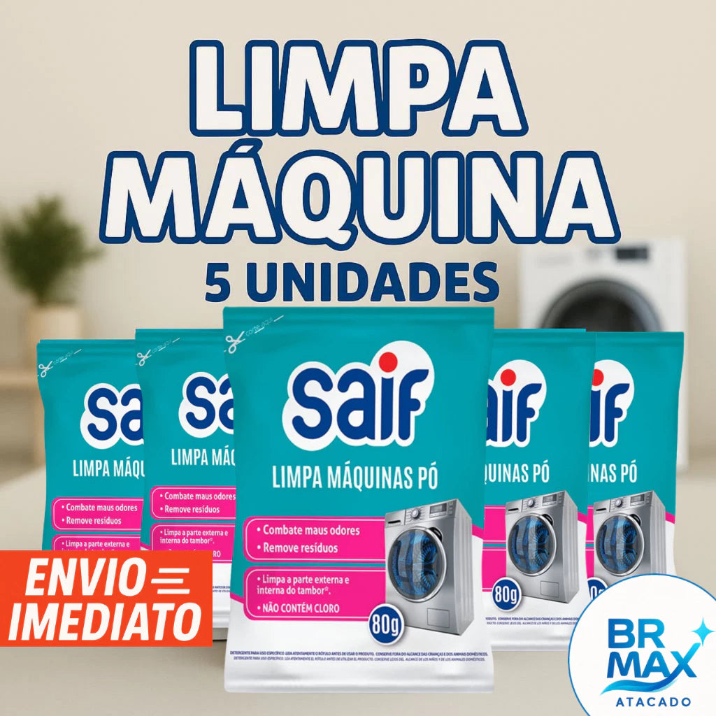 Limpa Máquina de Lavar Roupa Saif - Mōva Decor