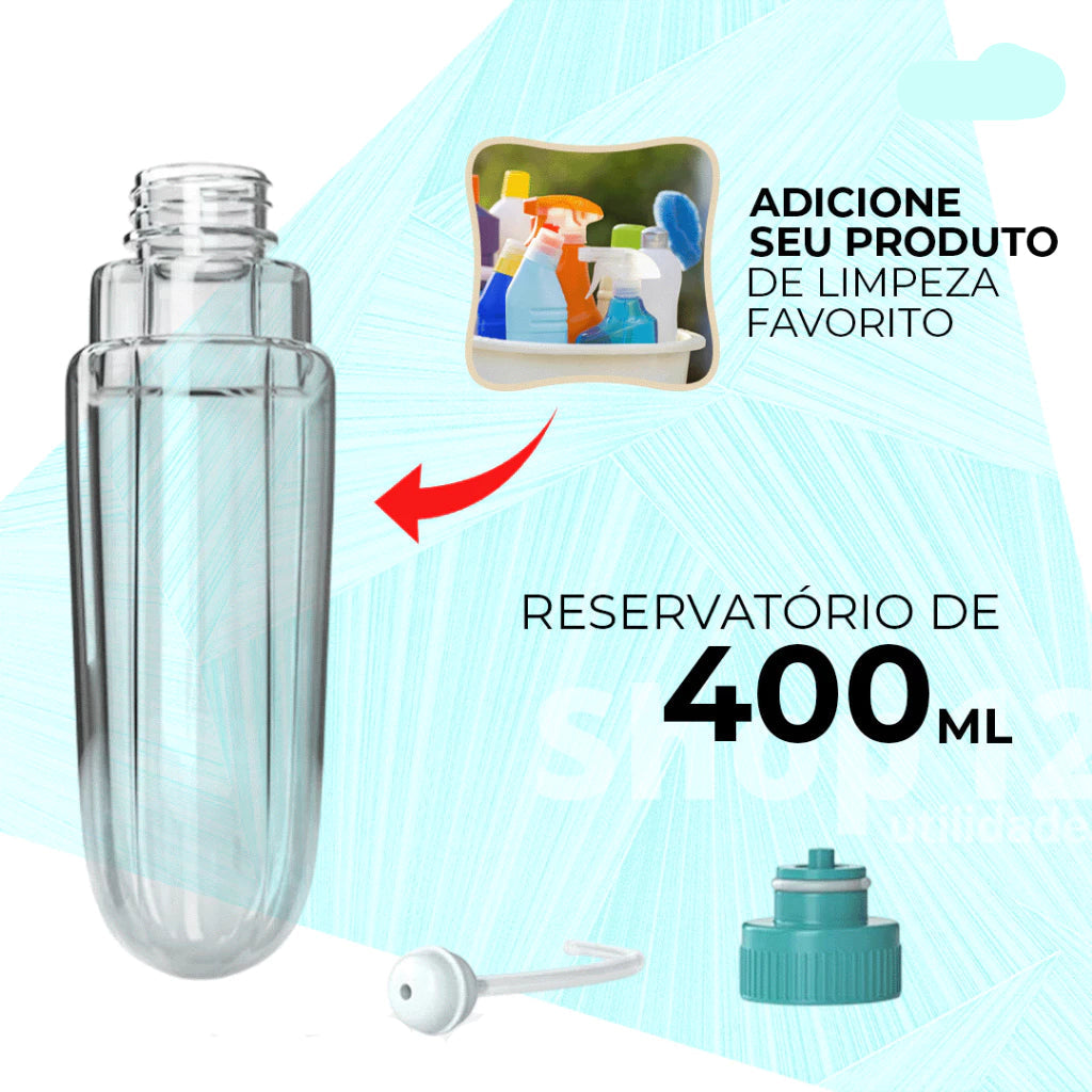 FlexMop™ Spray Mop Rotativo 360° - Mōva Decor