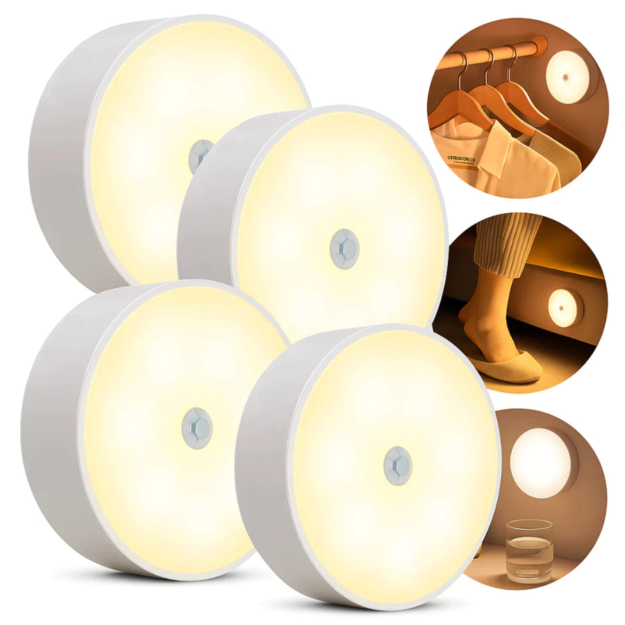 LumiSense™ – Luminária LED Inteligente Sem Fio com Sensor de Presença