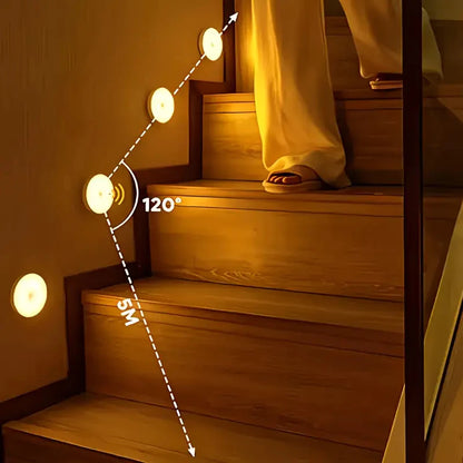 LumiSense™ – Luminária LED Inteligente Sem Fio com Sensor de Presença