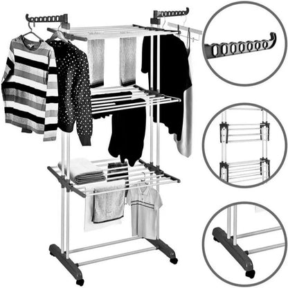 Varal De Chão 3 Andares - Mōva Decor