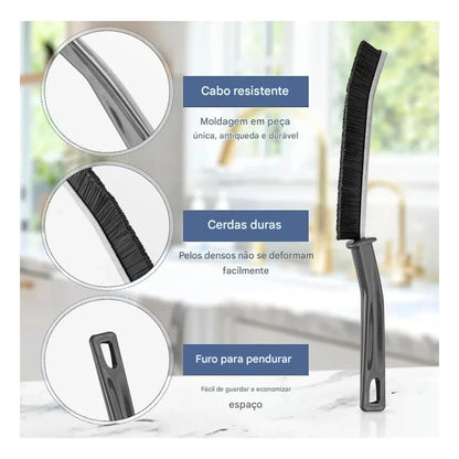 Limpeza Total™ – Escovas para Cantos Difíceis