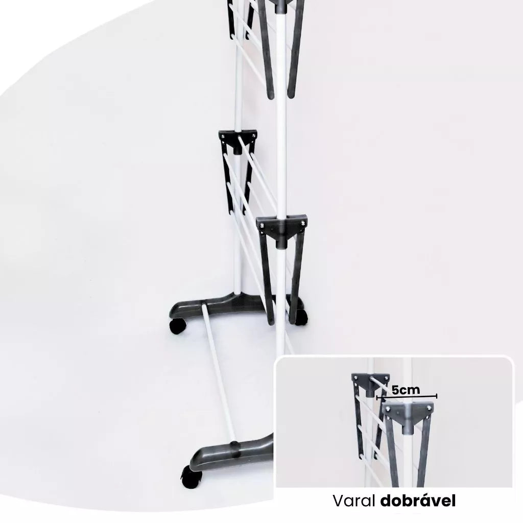Varal De Chão 3 Andares - Mōva Decor