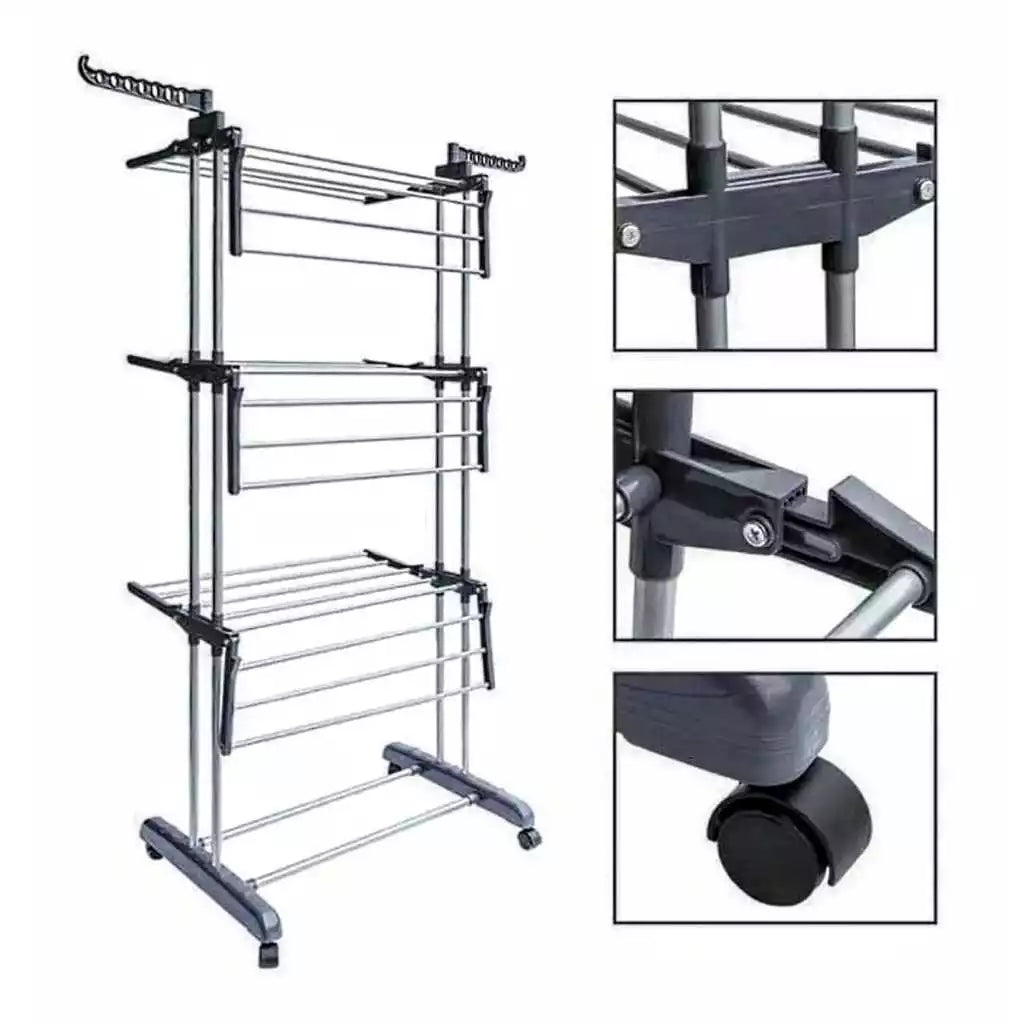 Varal De Chão 3 Andares - Mōva Decor