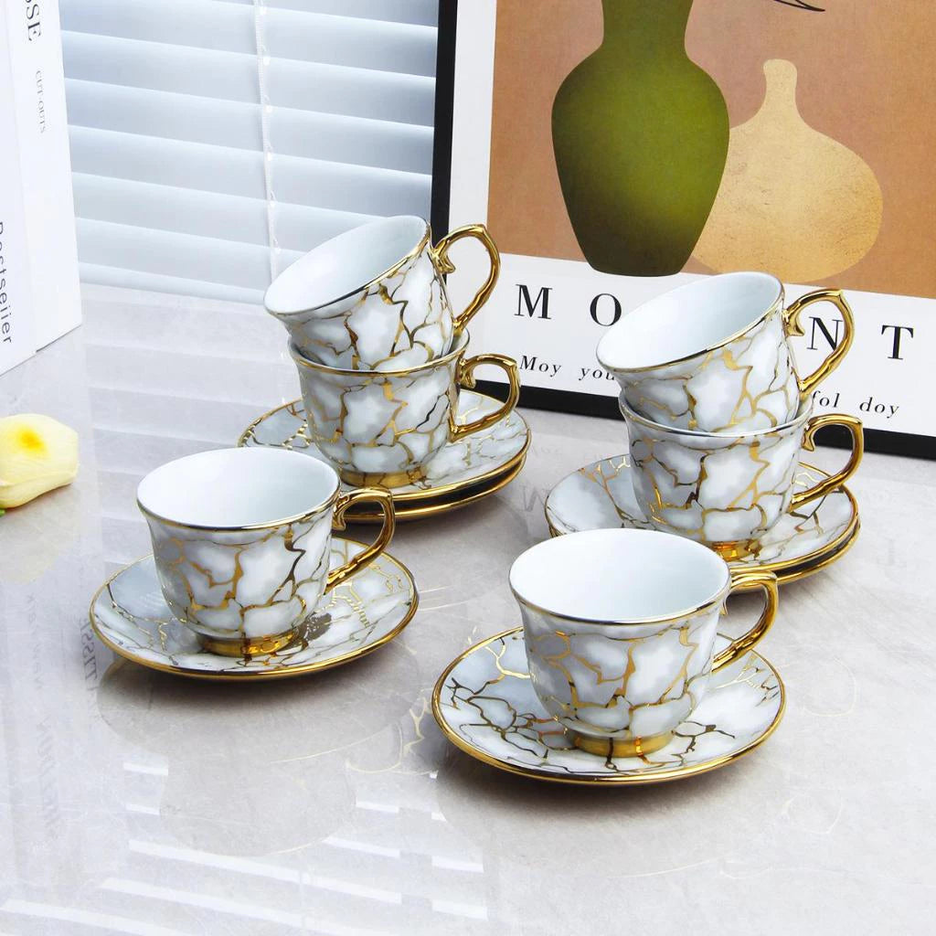 Xícaras de Café em Porcelana - 12 Peças