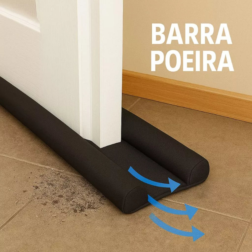 VedaTudo™ – Rolinho Duplo Ajustável para Porta (Anti Vento, Poeira e Insetos) — referência de uso no ambiente | Mova Decor