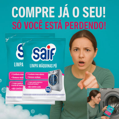 Limpa Máquina de Lavar Roupa Saif - Mōva Decor