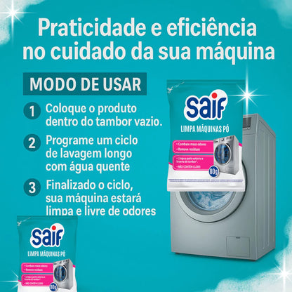 Limpa Máquina de Lavar Roupa Saif - Mōva Decor