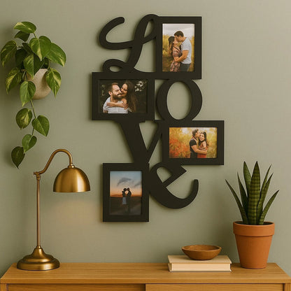 Éternité Love™ – Mural de Memórias do Amor - 4 Fotos 10x15 - Mōva Decor