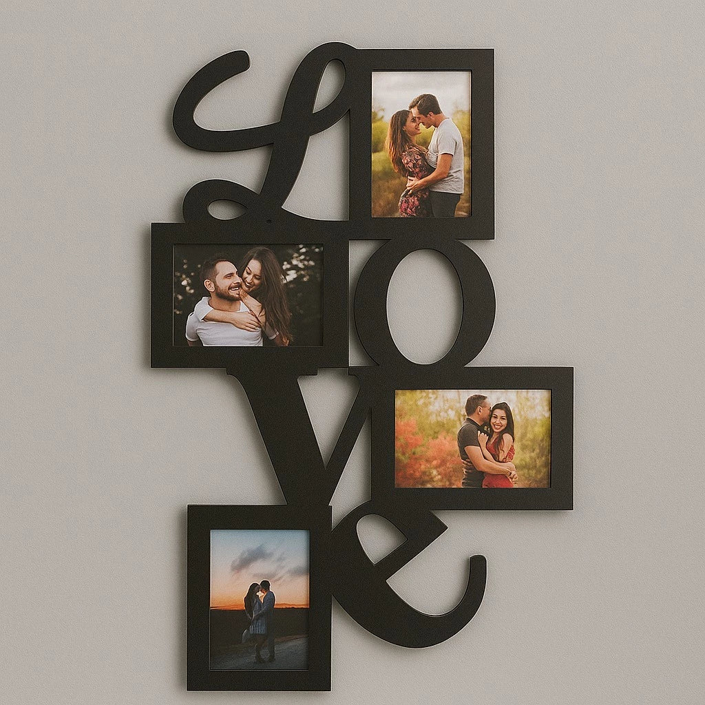 Éternité Love™ – Mural de Memórias do Amor - 4 Fotos 10x15 - Mōva Decor