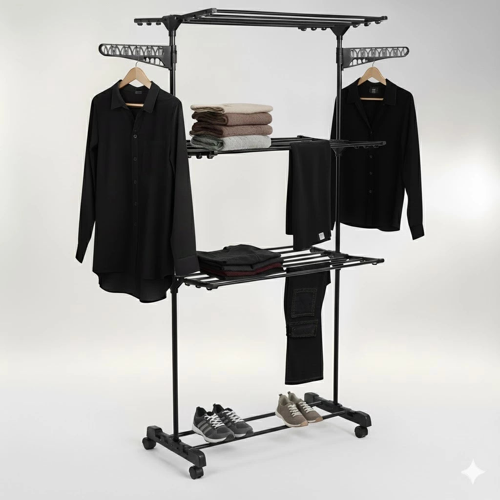 Varal De Chão 3 Andares - Mōva Decor