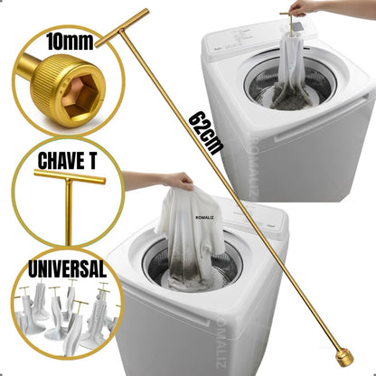 PowerReach™ T10 Chave Longa para Lavadoras - Mōva Decor