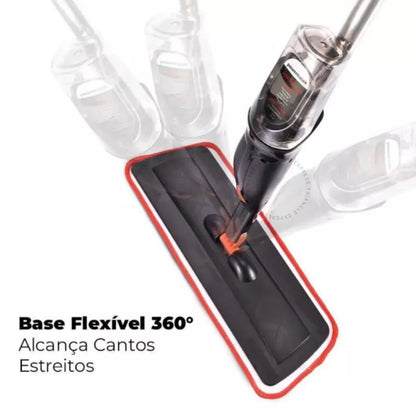 FlexMop™ Spray Mop Rotativo 360° - Mōva Decor