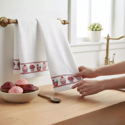 Kit 10 Panos de Prato Premium Super Luxo 100% Algodão Felpudo