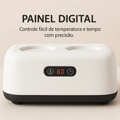 Secador de Roupas Portátil com Temporizador – Compacto, Eficiente e Fácil de Usar