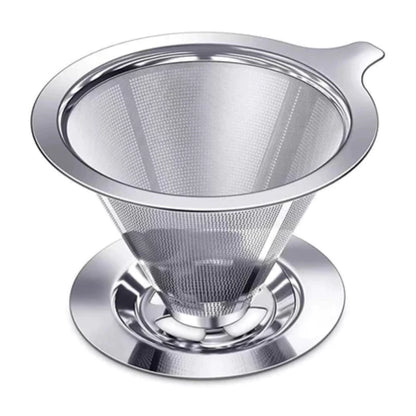 Coador De Café Inox 103 Premium - Com Pegador em Silicone - Mōva Decor