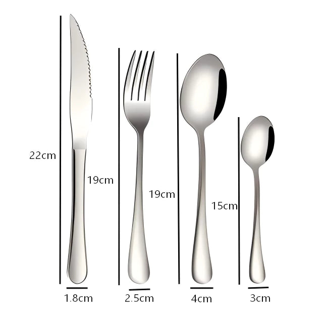 ChefPro Inox™ – Faqueiro 24 Peças Profissional