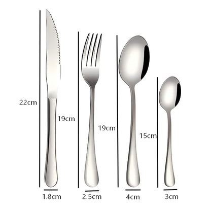ChefPro Inox™ – Faqueiro 24 Peças Profissional
