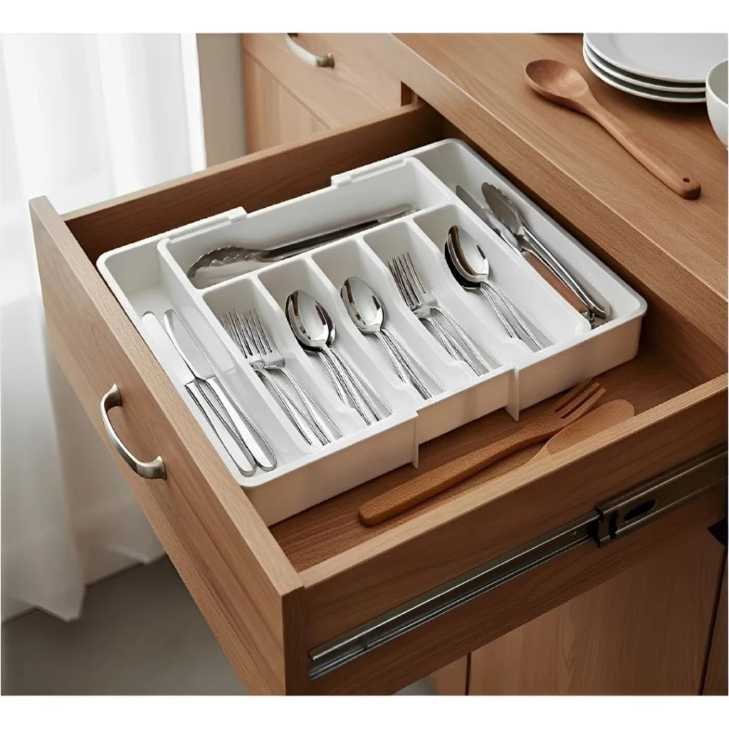 OrgaChef™ – Organizador de Gavetas Extensível para Talheres e Utensílios - Mōva Decor