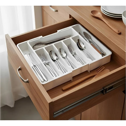 OrgaChef™ – Organizador de Gavetas Extensível para Talheres e Utensílios - Mōva Decor