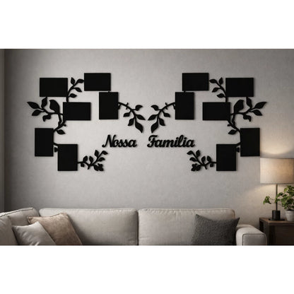 Laços Eternos™ – Painel de Fotos Nossa Família | Mōva Decor