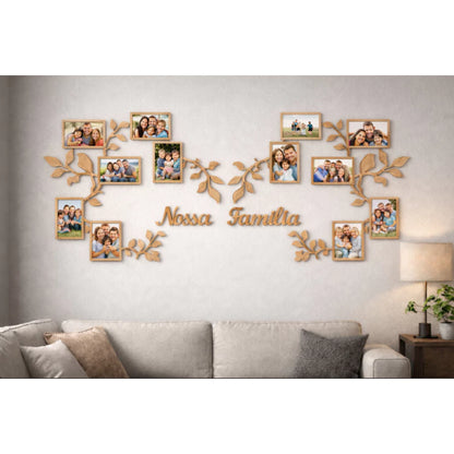 Laços Eternos™ – Painel de Fotos Nossa Família | Mōva Decor