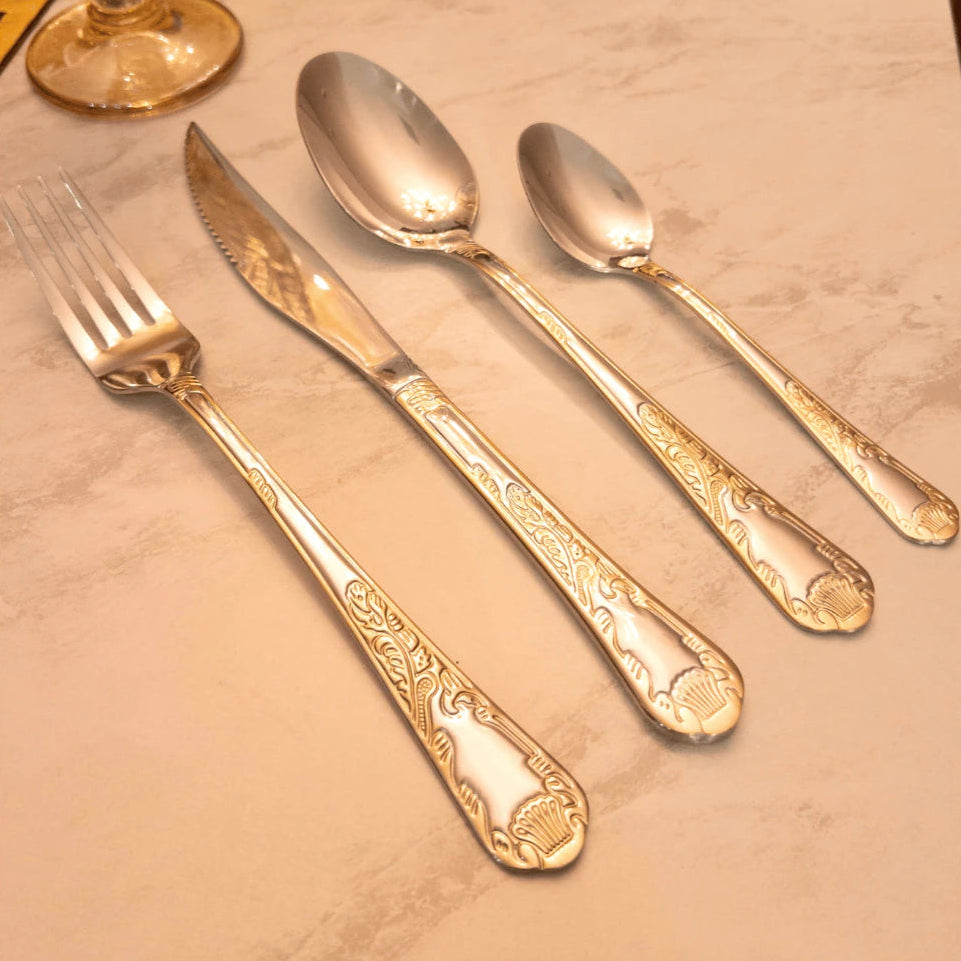 Monaco Classic – Faqueiro Premium 24 Peças - Mōva Decor