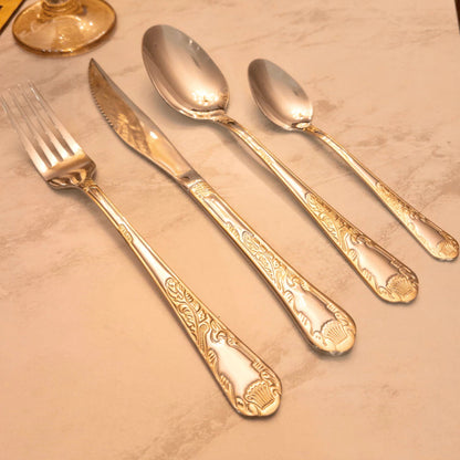 Monaco Classic – Faqueiro Premium 24 Peças - Mōva Decor