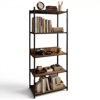 Urban Loft™ – Estante Industrial Alta com 5 Prateleiras Multiuso