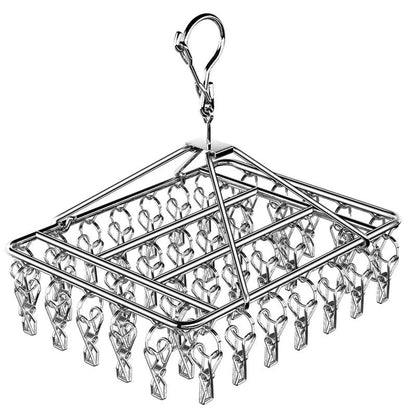 Mōva AirClip™ – Varal Inteligente Inox com Prendedores para Roupas Íntimas