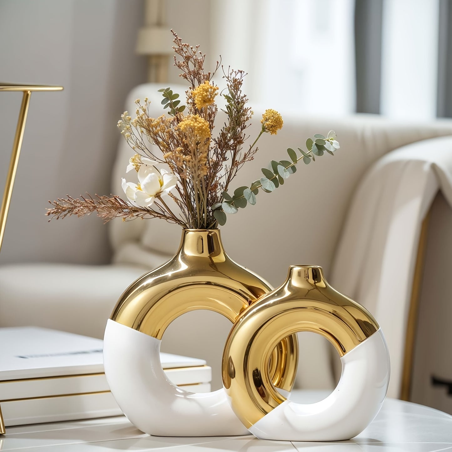 Conjunto de 2 Casos Cerâmicos Estilo Boho - Mōva Decor