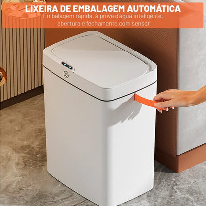 SensorClean Pro™ – Lixeira Inteligente Automática 15L USB | Mōva Decor