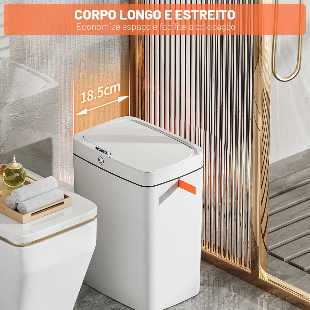 SensorClean Pro™ – Lixeira Inteligente Automática 15L USB | Mōva Decor