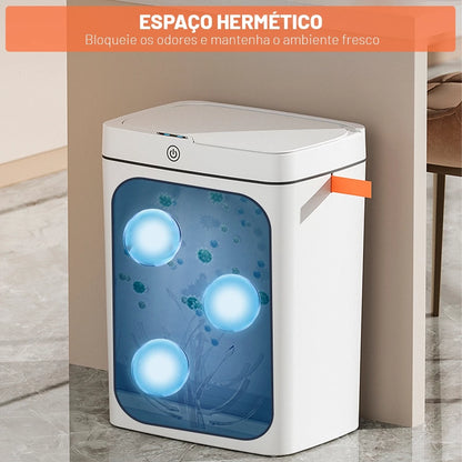 SensorClean Pro™ – Lixeira Inteligente Automática 15L USB | Mōva Decor