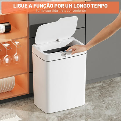 SensorClean Pro™ – Lixeira Inteligente Automática 15L USB | Mōva Decor