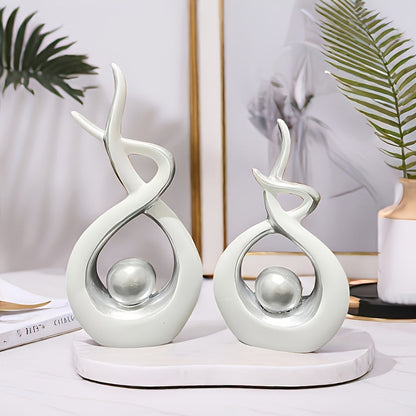 Garrafas decorativas em resina – composição