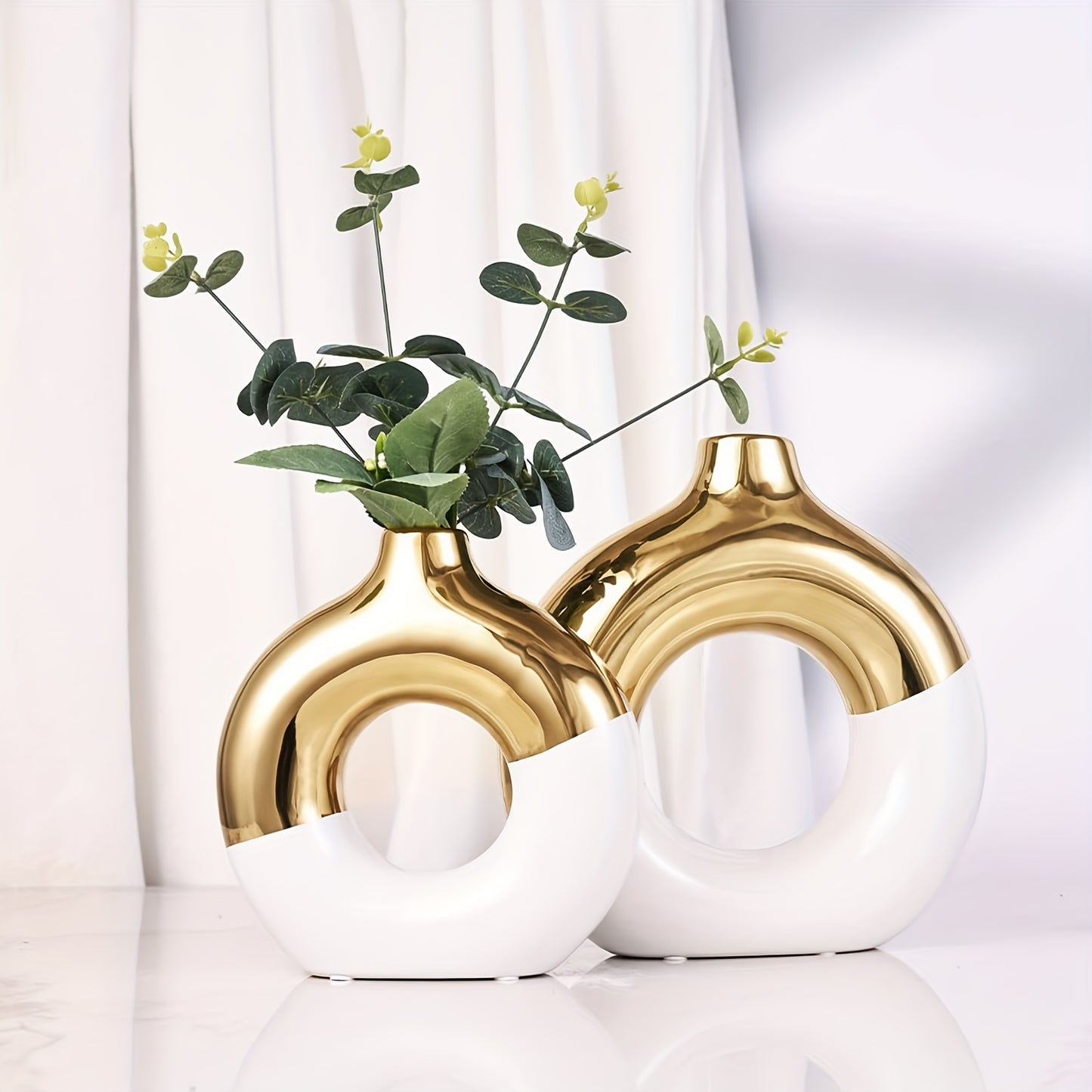 Conjunto de 2 Casos Cerâmicos Estilo Boho - Mōva Decor