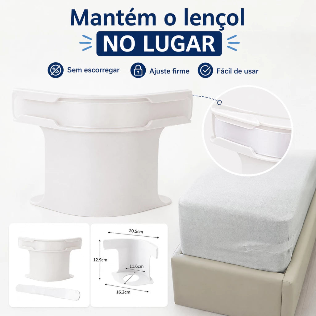 FixBed mantém o lençol firme com ajuste discreto