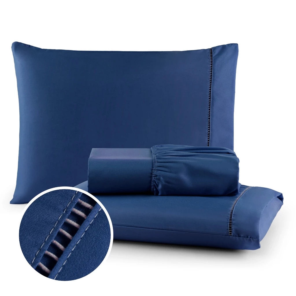 Jogo de Lençol 400 Fios 2 Peças - Mōva Decor