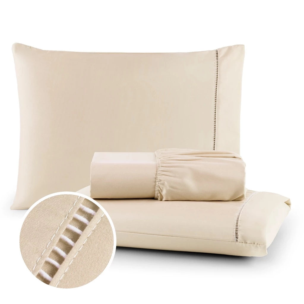 Jogo de Lençol 400 Fios 2 Peças - Mōva Decor