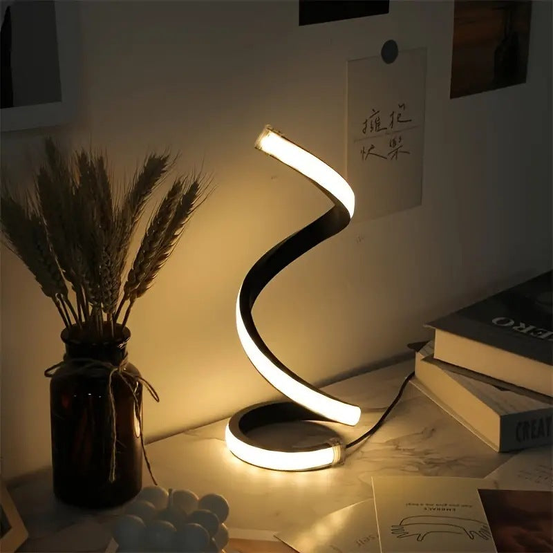 Detalhe do acabamento da luminária de mesa moderna Mōva