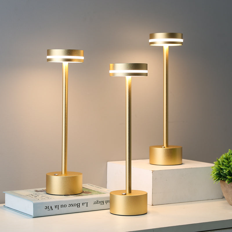 Dimensões da luminária de mesa recarregável Mōva