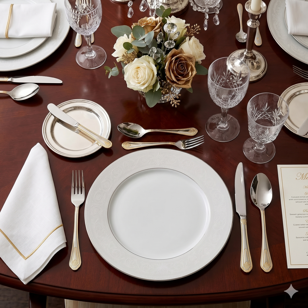 Maison Royale™ – Coleção de Talheres Premium - 24 Peças — vista principal do produto | Mova Decor